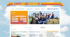 Desktop Screenshot of lekkerwegmetgroepen.nl